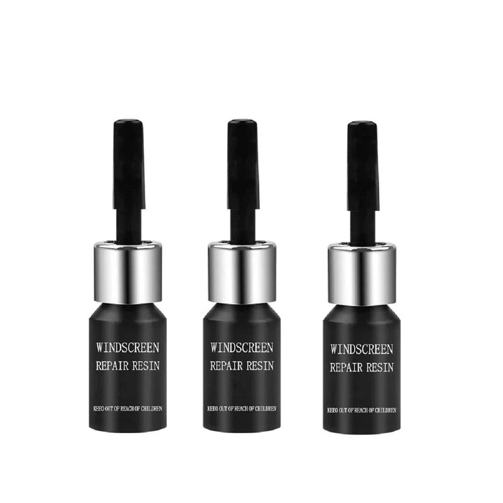 Éclat de pare-brise réparé facilement avec ce kit automobile. Protection et clarté pour la vitre de votre véhicule.