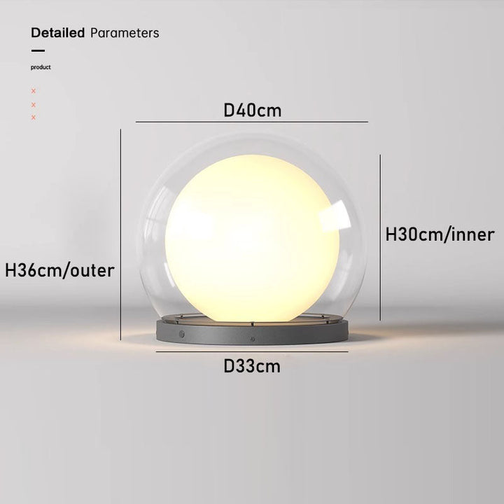 Luminaire allée Lune, lampe extérieure élégante pour sécuriser et décorer votre espace extérieur.