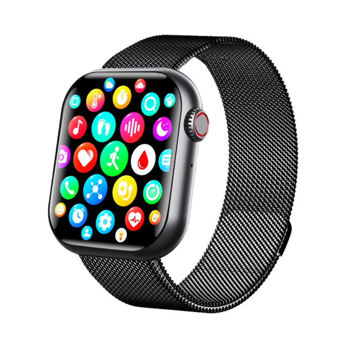 Montre connectée sport étanche: glycémie, tension artérielle, FC, SpO2, moniteur sommeil, pour tous.