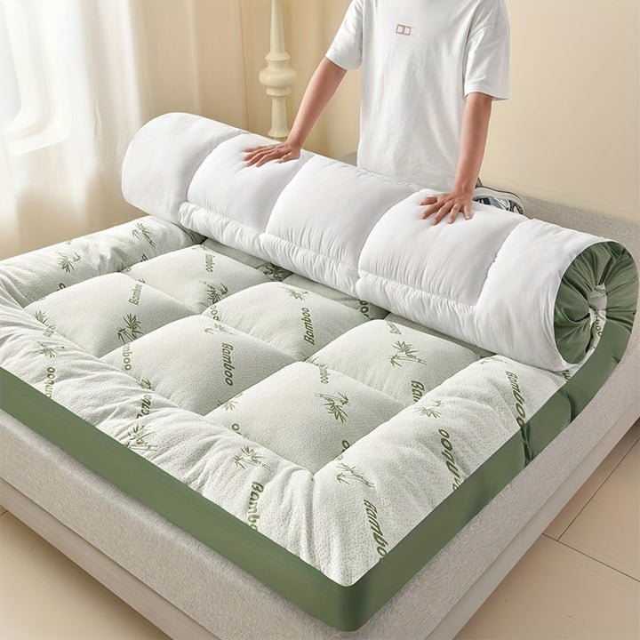 Surmatelas rafraîchissant BambooDream King Size pour un confort ultime et un soutien dorsal amélioré.