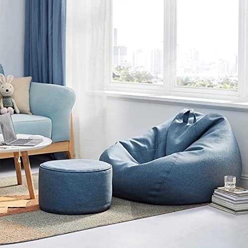 Housse de pouf ergonomique en polyester, luxueuse et moderne, idéale pour le salon et la détente.