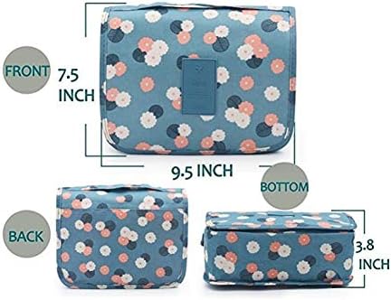 Sac de voyage organisateur cosmétiques, motif léopard, polyester résistant.