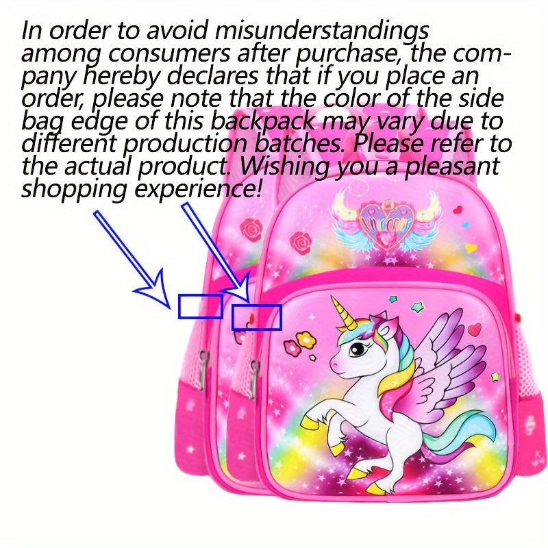 Sac à dos fille licorne coloré, confortable et spacieux pour fournitures scolaires ou petites aventures.