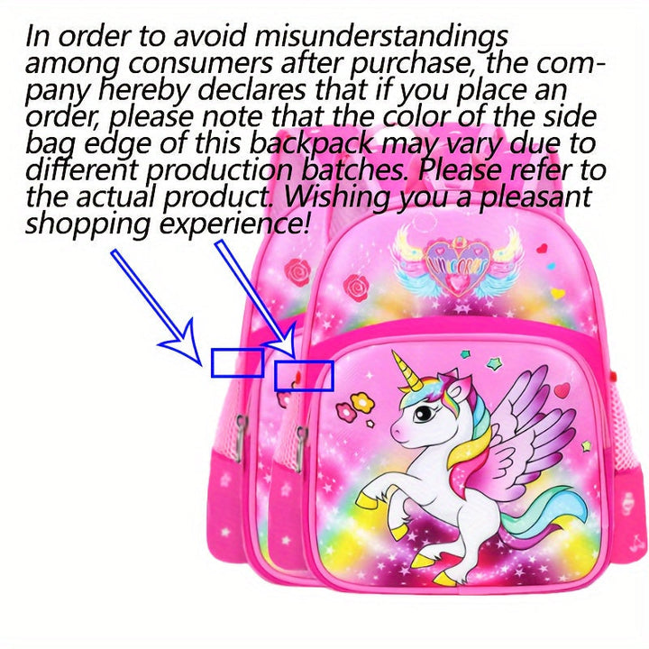 Sac à dos fille licorne coloré, confortable et spacieux pour fournitures scolaires ou petites aventures.