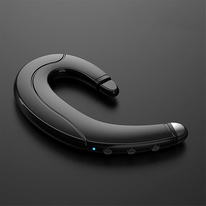 Écouteurs ouverts sans fil AeroVibe unisexe à conduction osseuse. Design ergonomique léger, technologie Bluetooth.