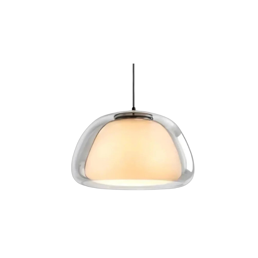 Décoration lumineuse Jelly en verre fumé, suspension moderne pour un intérieur cosy et un éclairage tamisé.