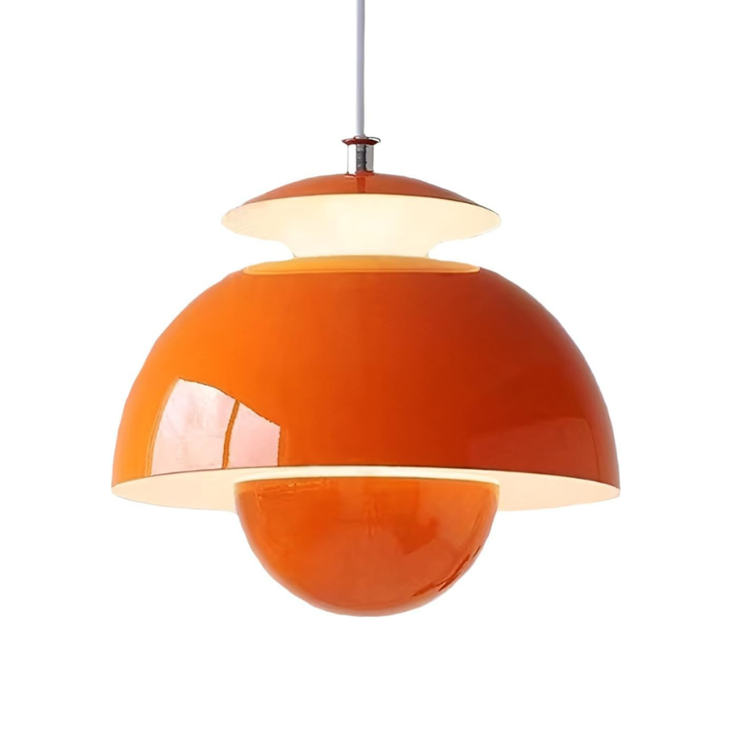 Lumière ambiante douce de la suspension LED Celestia, luminaire design élégant pour un éclairage moderne.