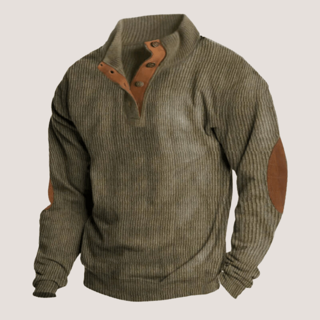 Pull homme Tristan élégant et décontracté, sweat à col montant pour un look hivernal confortable et stylé.