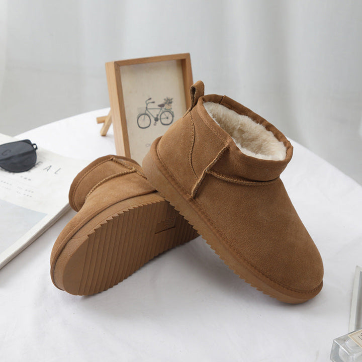 Chaussures bottines chaudes pour femmes, parfaites pour le confort et la mode hivernale.
