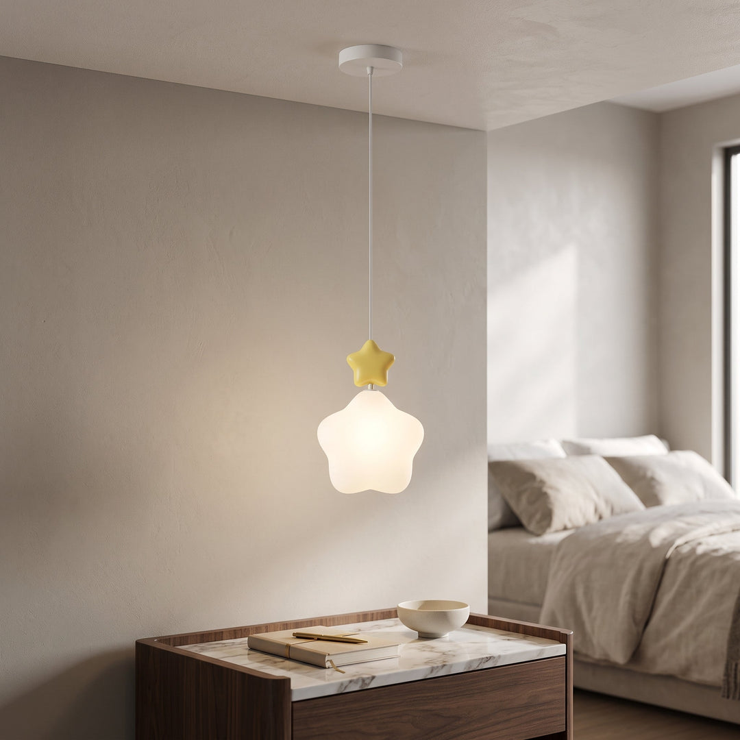 Veilleuse LED en forme de nuage et étoiles, idéale pour décorer la chambre d'un enfant.