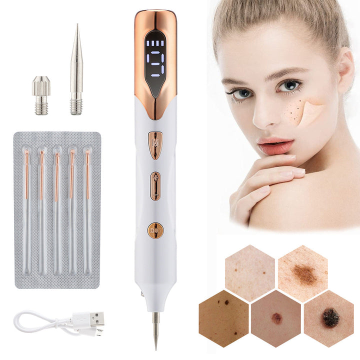 Appareil plasma GlowDot pour raffermir la peau, réduire les rides et stimuler le collagène à domicile.