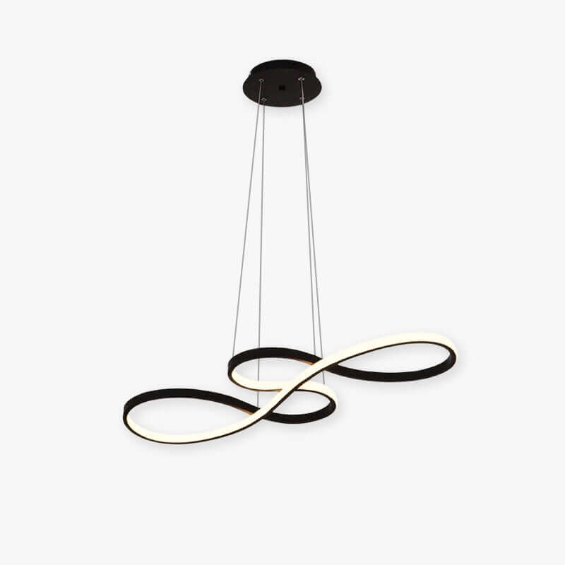 Lampe artistique LED en forme de note musicale, décoration lumineuse moderne et créative pour intérieur.