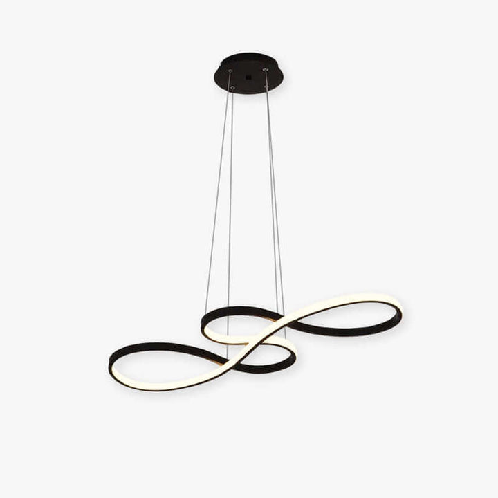 Lampe artistique LED en forme de note musicale, décoration lumineuse moderne et créative pour intérieur.