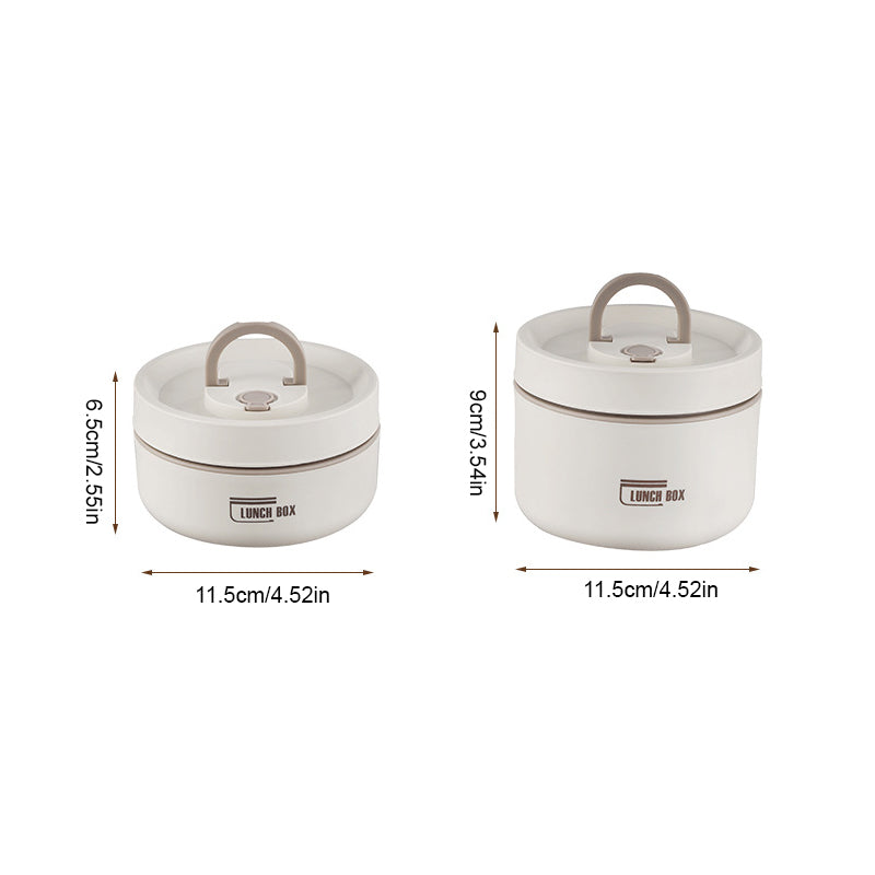 Boîte à repas isotherme en acier inoxydable pour conserver l'alimentation chaude/froide. Parfaite pour le bureau.