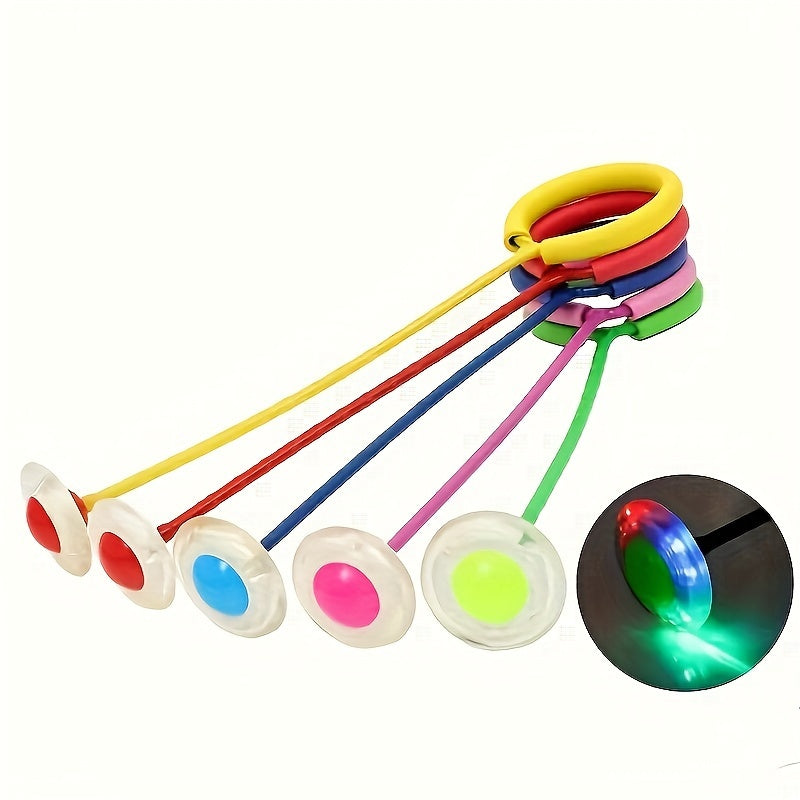 Entraînement dynamique: Corde à sauter LED lumineuse, parfaite pour l'agilité et le jeu en extérieur.