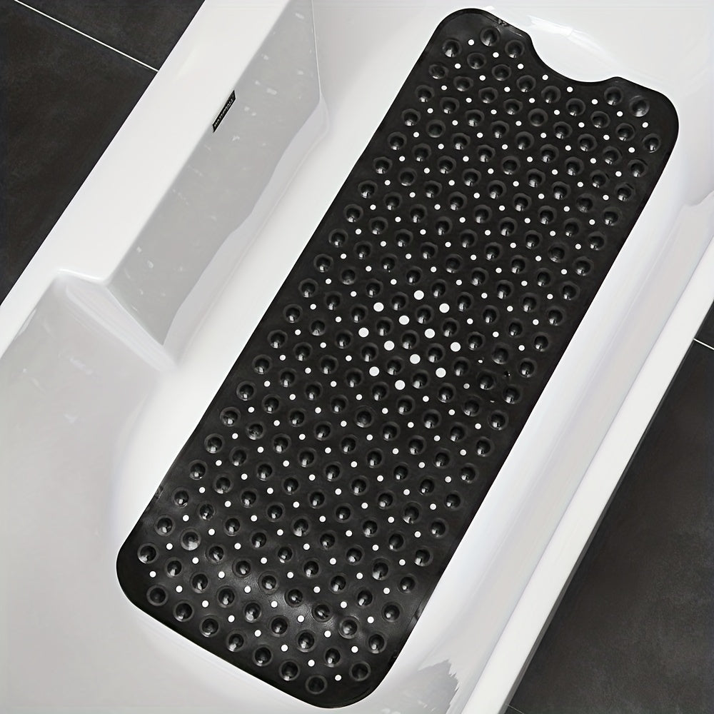 Tapis de sécurité antidérapant XL pour douche et baignoire, PVC durable, offre hygiène et confort.