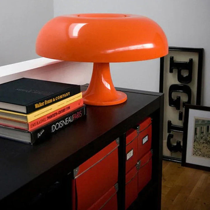 Lampe de table vintage champignon, touche élégante pour toute décoration intérieure, salon ou chambre.