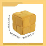 Tabouret jaune paille