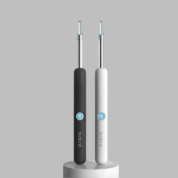 Otoscope nettoyeur d'oreilles intelligent, avec embouts doux en silicone et caméra HD pour un soin auditif sécurisé.