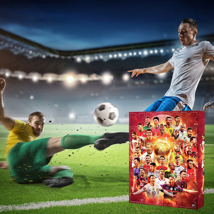 Cadeau de Noël parfait: Calendrier de l'Avent Football 2025, rempli de surprises pour les passionnés.