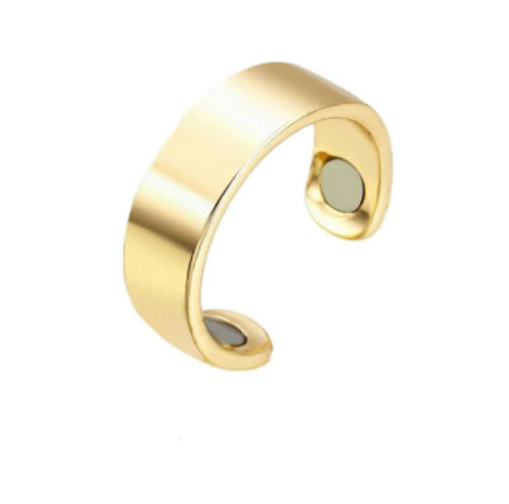 Bague unisexe élégante, thérapeutique. Favorise le drainage lymphatique, réduit les gonflements du corps.