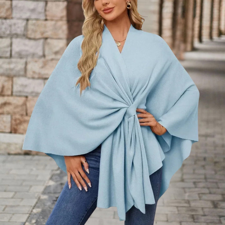 Vêtement femme: poncho chic, confortable et polyvalent. Taille unique, idéal pour toutes.