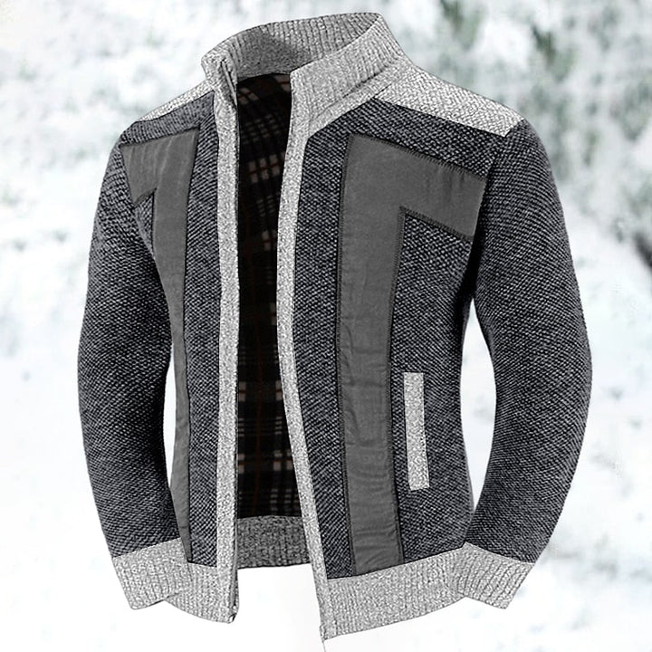 Mode masculine: gilet en laine zippé pour homme. Vêtement chaud, confortable et élégant, parfait pour le quotidien.