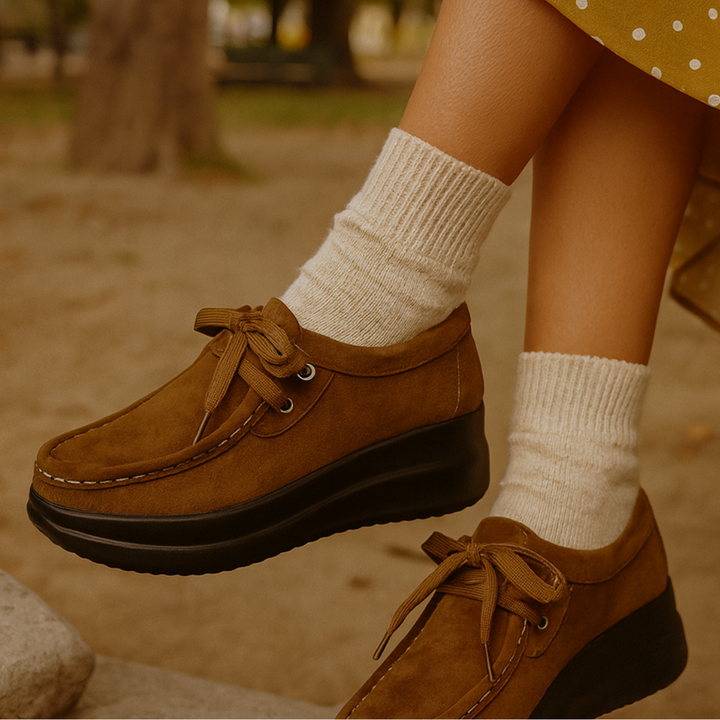 Chaussures d'hiver femme faciles à enfiler, chaudes et très confortables grâce à leur semelle anatomique.