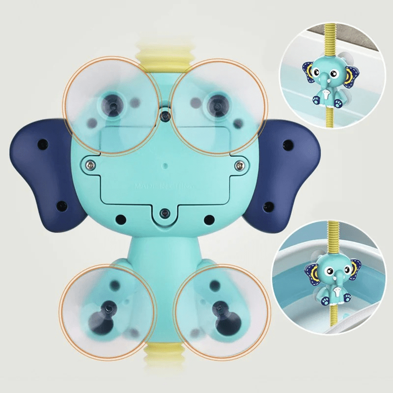 Douchette de bain éléphant, cadeau idéal pour bébé. Jouet d'eau ludique pour une hygiène relaxante et un bain amusant.