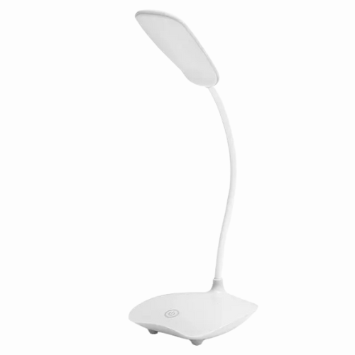 Lampe de chevet LED pliable, sans fil, design moderne, éclairage doux, parfaite pour chambre à coucher.