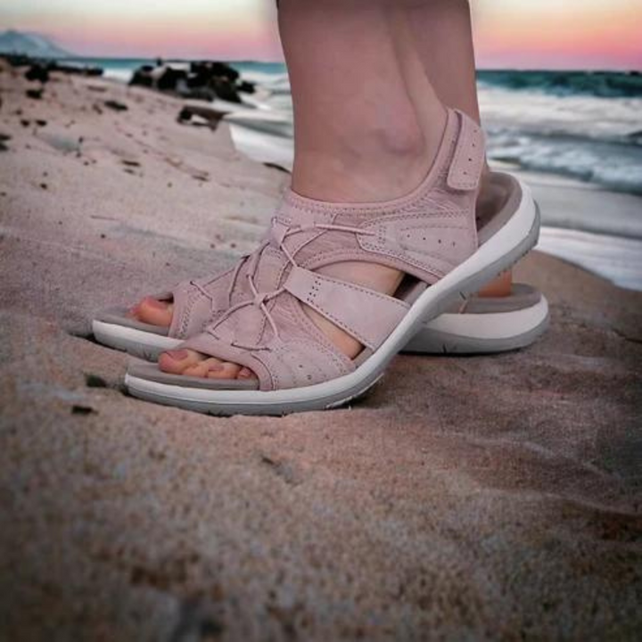 Sandales Euphoria Elegance légères, antidérapantes, offrant un soutien plantaire essentiel.