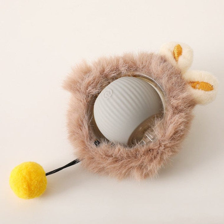Balle interactive pour chien, aide à la stimulation et au développement comportemental.