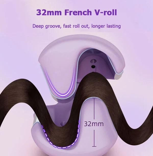 Obtenez des vagues élégantes et un volume longue durée avec cet accessoire de coiffure GlamCurl pour femmes.