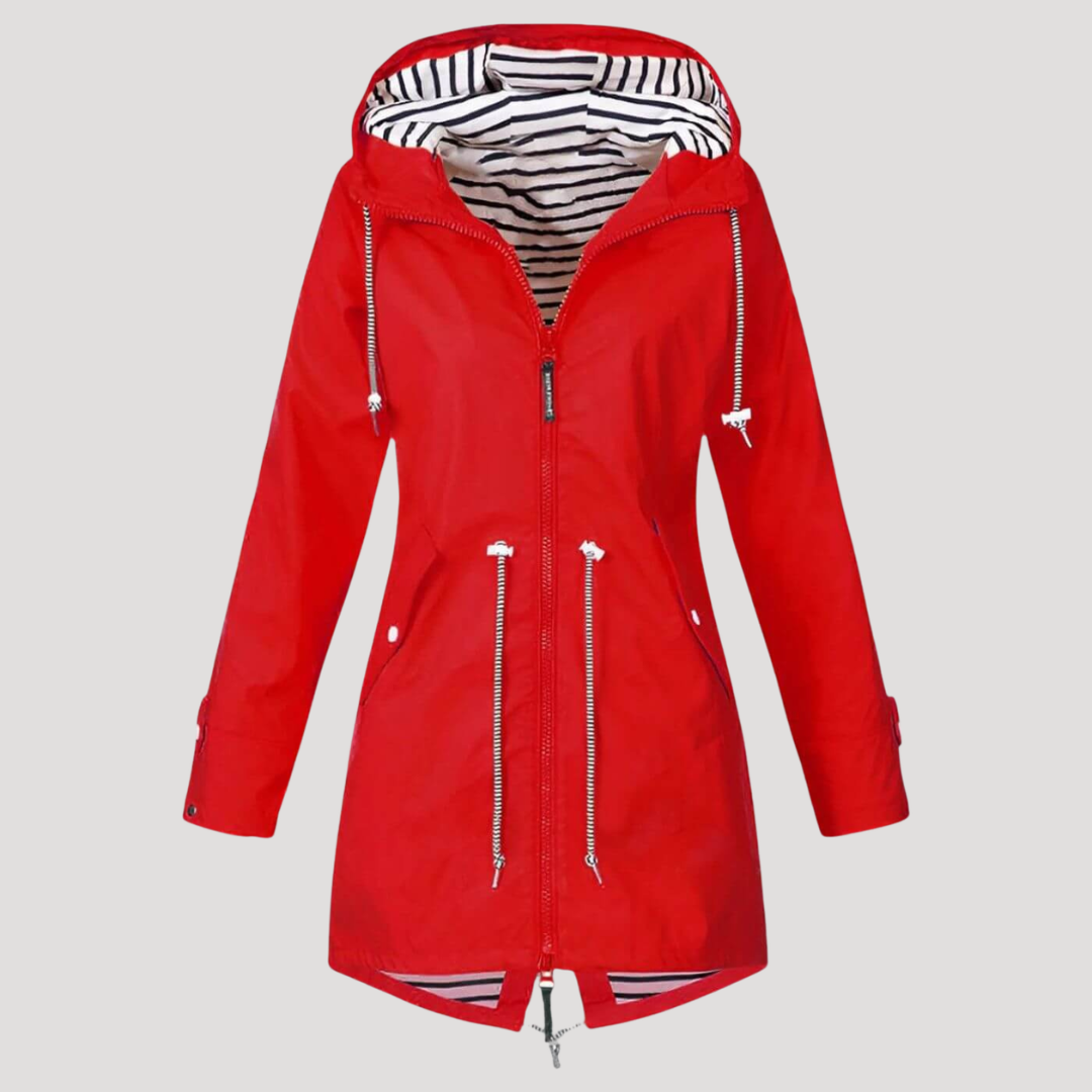Veste zippée femme légère, parfaite pour la mi-saison. Style décontracté et confortable avec capuche ajustable.