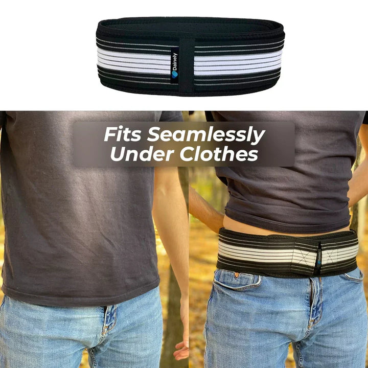 Soutien polyvalent: ceinture pour douleurs lombaires, sciatique et articulations SI, confortable.
