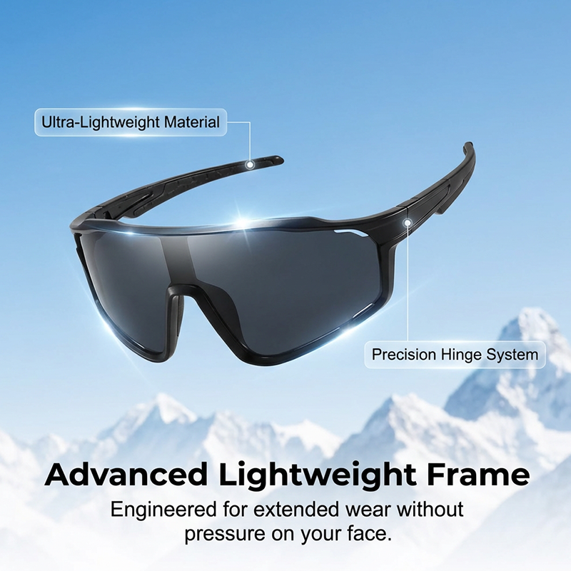 Protection solaire avec lunettes photochromiques pour hommes et femmes, parfaites pour le sport.