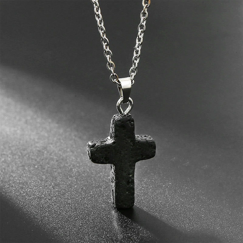 Collier croix améthyste pour femme, bijou spirituel, apaise et protège.