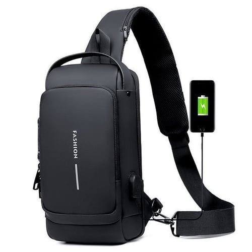 Sac de voyage femme, bandoulière anti-vol, sécurisé, pratique avec port USB pour vos aventures.