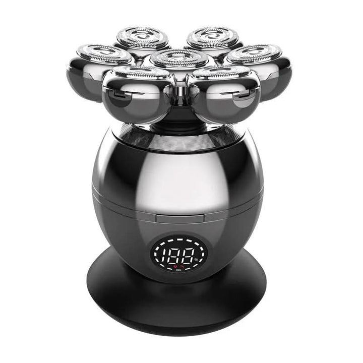 Rasoir électrique 7D pour homme. Rasage doux et précis du visage. Têtes flexibles pour un confort optimal.