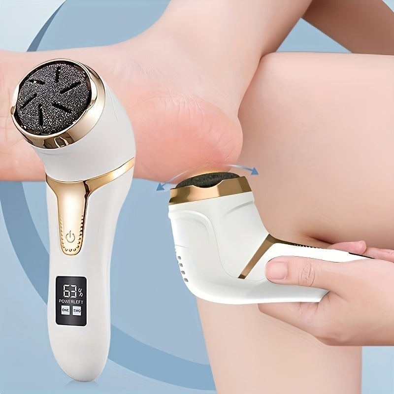 Lime à pieds électrique SmoothStep : pédicure pro à domicile, élimine callosités, peau douce et lisse.