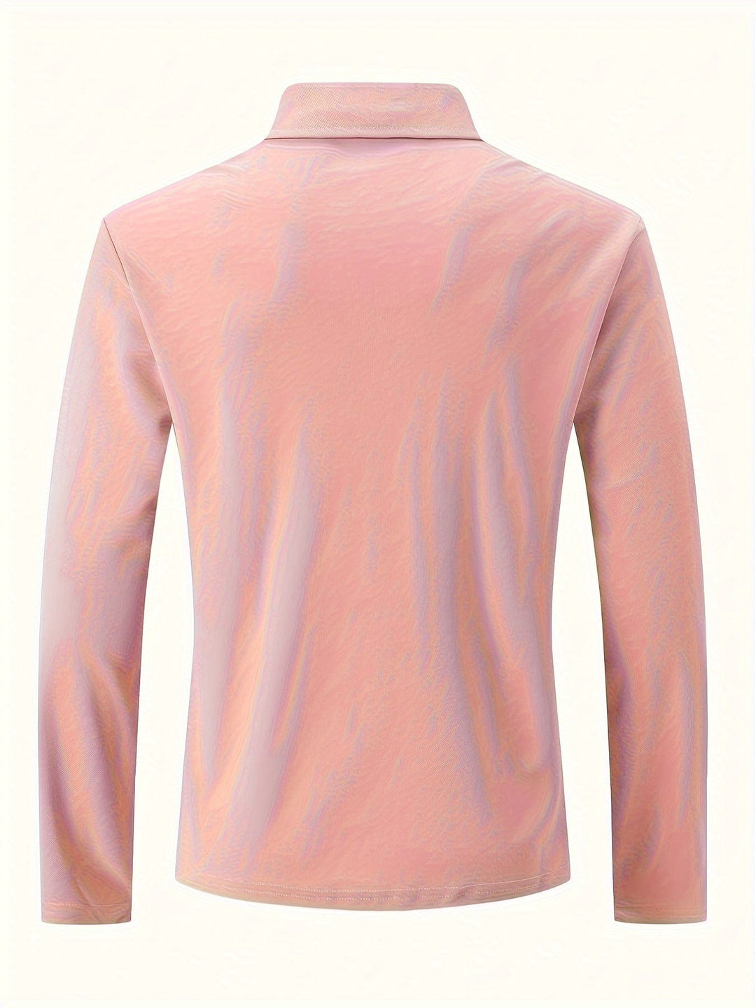 Polo homme slim à manches longues, vêtement élégant et confortable pour un usage quotidien.