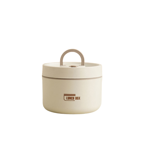 Lunchbox portable multicouche, isotherme, idéale pour les repas frais et sains au bureau.