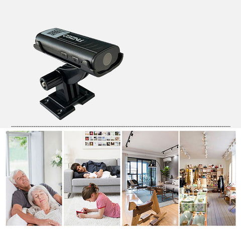 Caméra IP WiFi miniature avec vision nocturne HD, idéale pour la surveillance à distance de votre domicile.