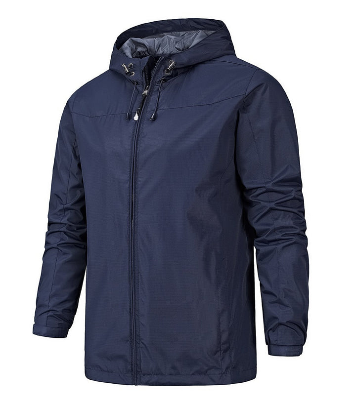 Veste homme imperméable et coupe-vent pour automne-hiver. Protège du froid, de la pluie et du vent.