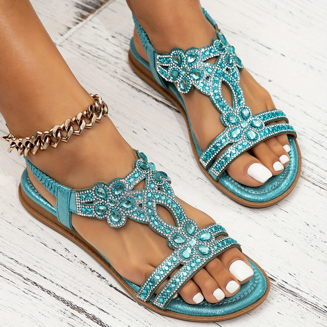 Sandales Christal boho femmes, orthopédiques, offrant confort et soutien optimal.