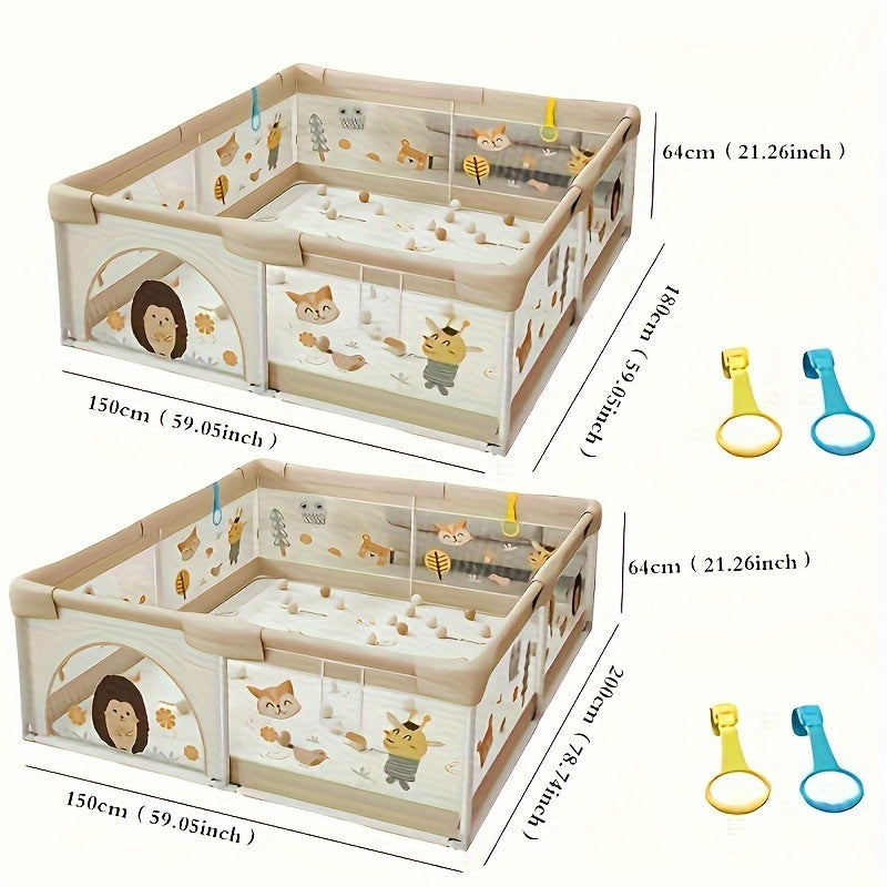 La boîte de jeu sécurisée offre aux parents une tranquillité d'esprit, permettant aux enfants de jouer en toute sécurité.