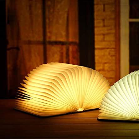 Livre lumineux LED, lampe de table design pour une touche originale dans votre intérieur.