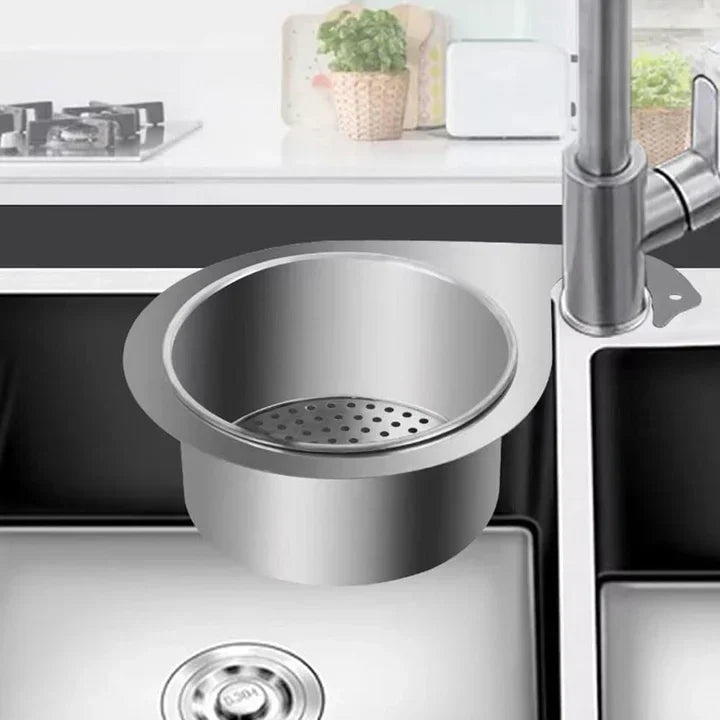 Filtre évier design cygne pour cuisine, drainage efficace, évite les bouchons et maintient une hygiène impeccable.