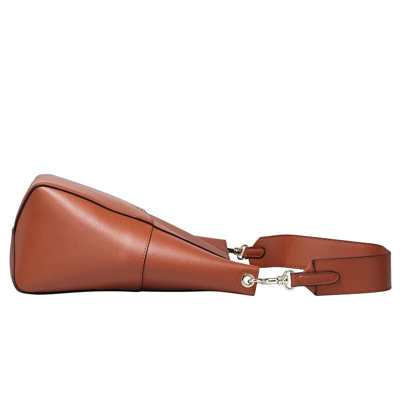 Sac cabas femme Agatha, grand fourre-tout en cuir élégant, parfait pour le travail ou le shopping.