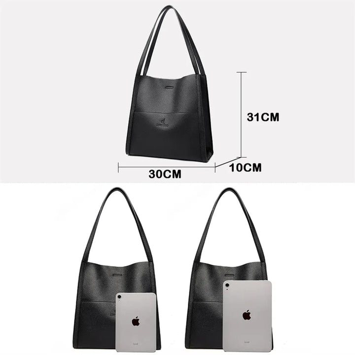 Sac Gabriela en cuir pour femme, un cabas chic et robuste, parfait comme sac quotidien.